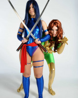 Natalia and Sophie - Telekinetic Blazing Phoenix - 08-0008