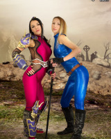 Angela and Mea Lee - Cross Game Duel - 02-01