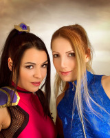 Angela and Mea Lee - Cross Game Duel - 04-03