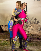 Angela and Mea Lee - Cross Game Duel - 09-08