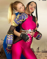 Angela and Mea Lee - Cross Game Duel - 10-09