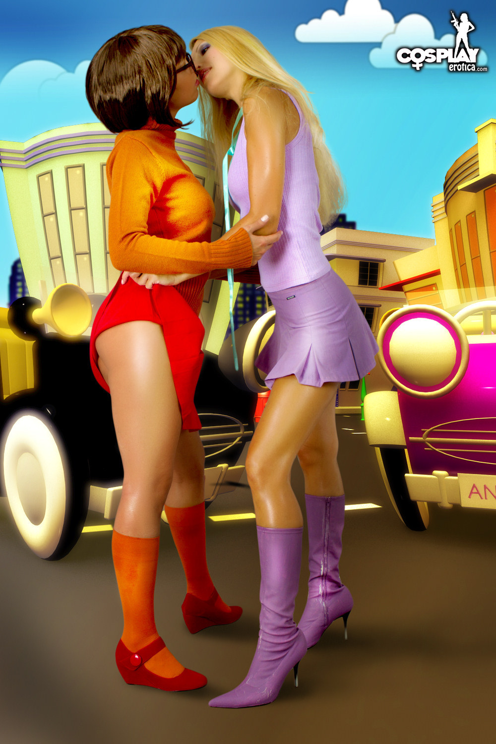 Mea Lee and Angela - Meeting in Toon Town shows free gallery picture 11-11